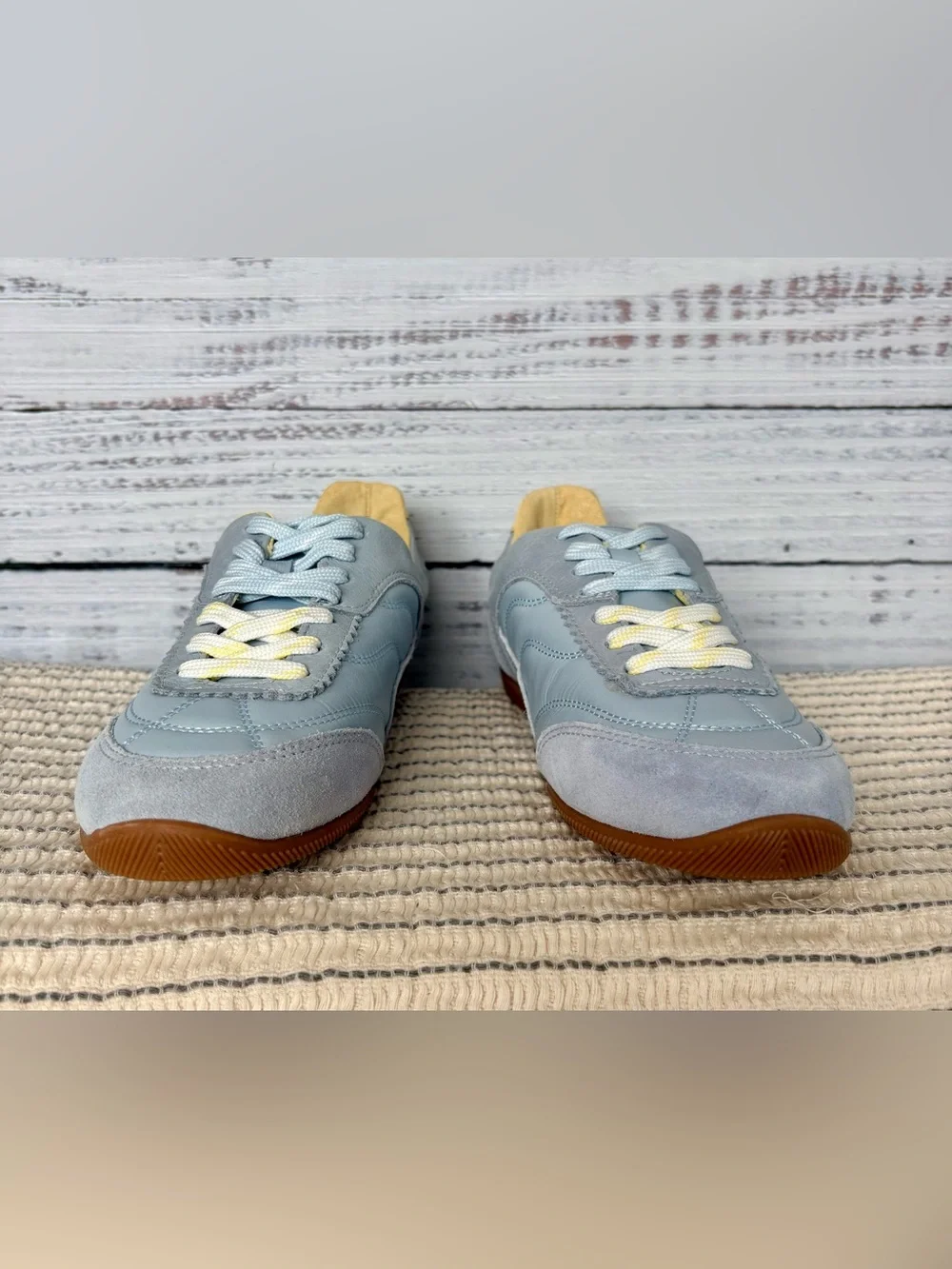 Dolce Vita Light Blue Retro Gum Sole Sneakers Size 8 NWOT